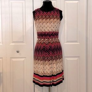 Eliza J Geometric Jersey Dress